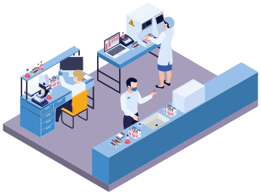 exame toxicologico dok despachante - Ilustração Laboratório